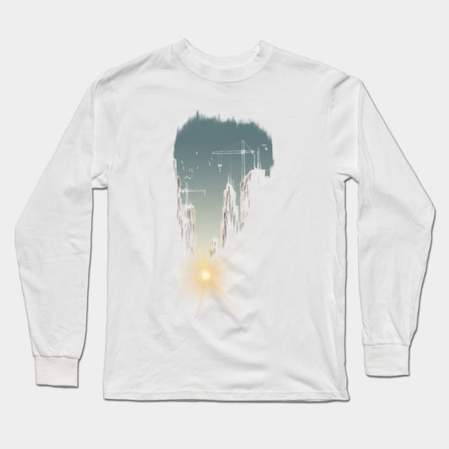 Concrete jungle Long Sleeve T-Shirt by flintsky